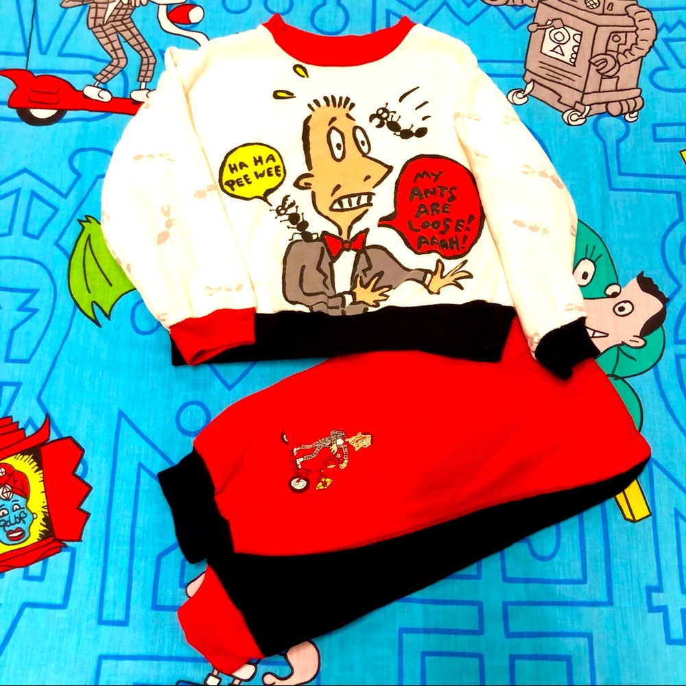 Official Pee-Wee Brand Pee Wee Herman sweater